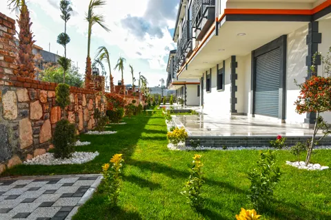 Daymoon City 2 villa sırası ve taş duvar