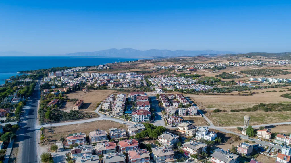 Mavişehrim Vizyon project, aerial view toward the sea