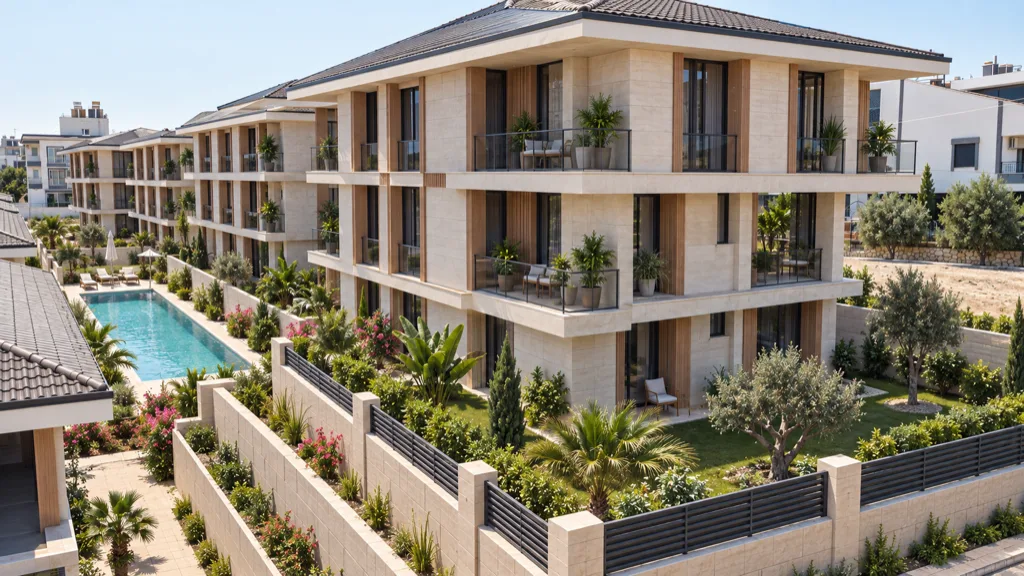 Toryum Villas cephe ve bahçe, havuz kenarı