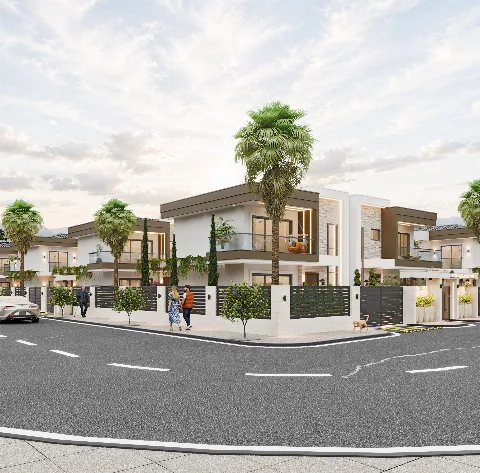 The Mandarin villaları dış cephe görünümü