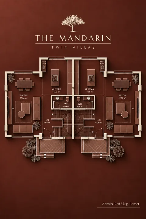 The Mandarin zemin kat planı